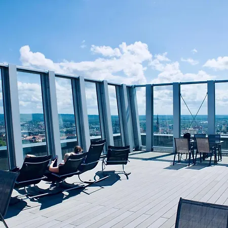 Hanza Tower -M&M Luxury Apartment Szczecin Exterior photo